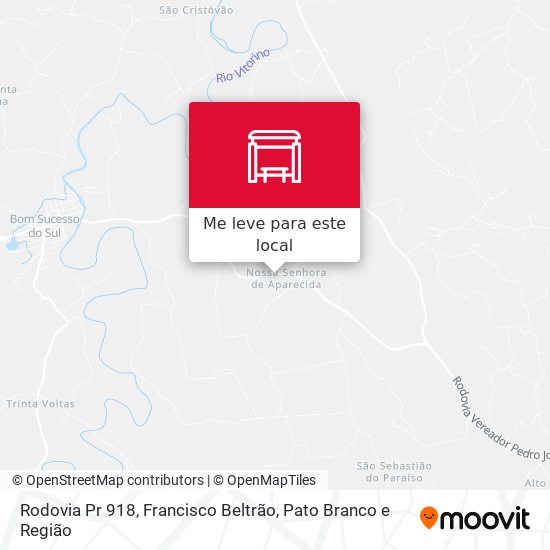 Rodovia Pr 918 mapa