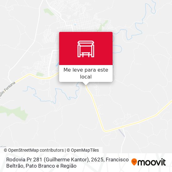 Rodovia Pr 281 (Guilherme Kantor), 2625 mapa