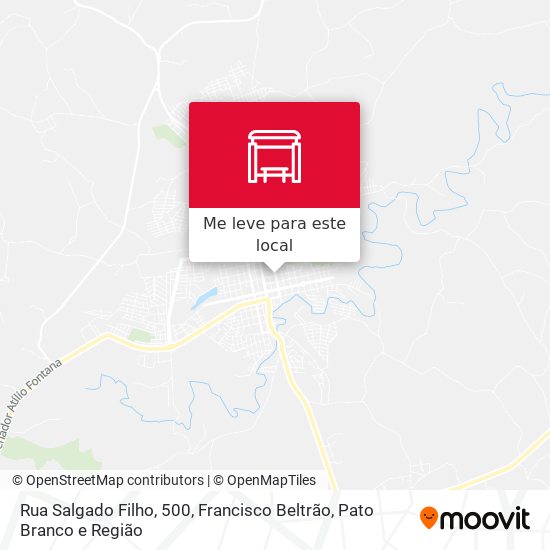 Rua Salgado Filho, 500 mapa