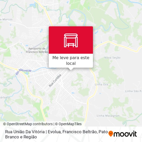 Rua União Da Vitória | Evolua mapa