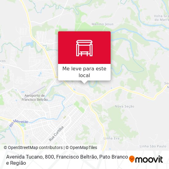 Avenida Tucano, 800 mapa