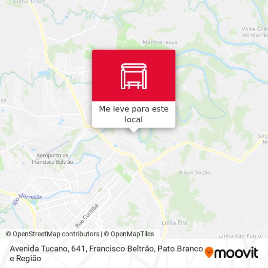 Avenida Tucano, 641 mapa