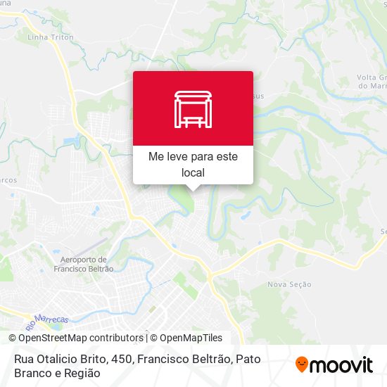 Rua Otalicio Brito, 450 mapa