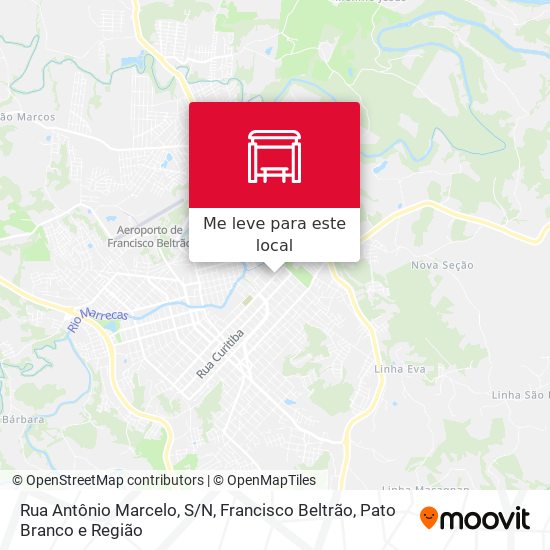 Rua Antônio Marcelo, S/N mapa