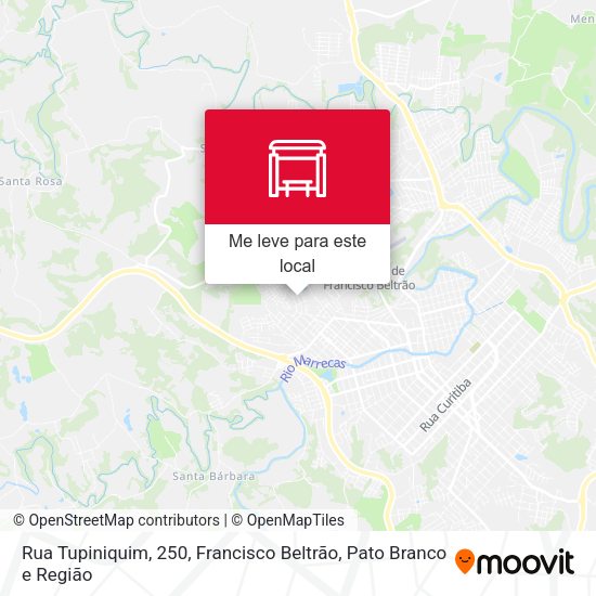Rua Tupiniquim, 250 mapa
