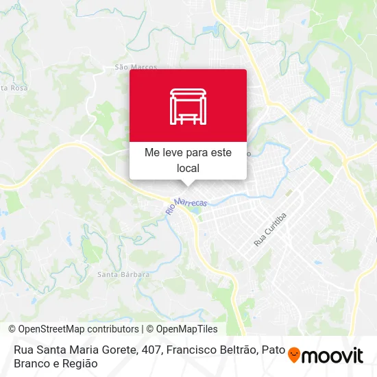 Rua Santa Maria Gorete, 407 mapa