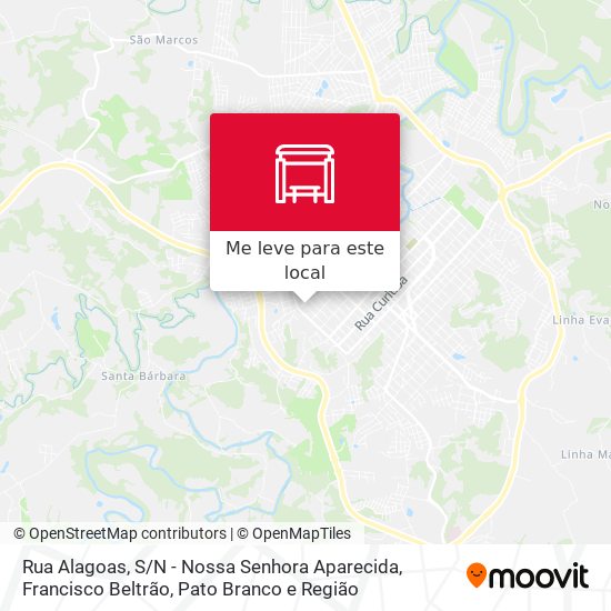 Rua Alagoas, S / N - Nossa Senhora Aparecida mapa