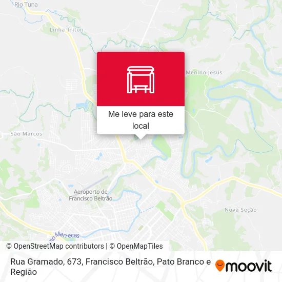 Rua Gramado, 673 mapa
