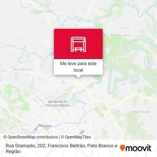 Rua Gramado, 202 mapa