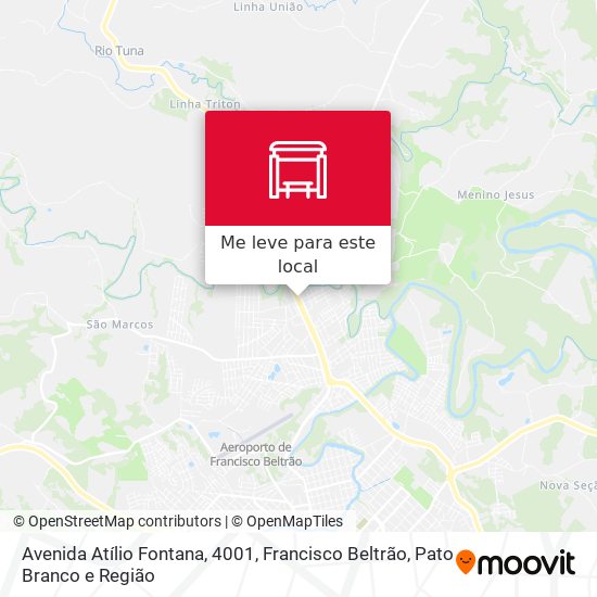 Avenida Atílio Fontana, 4001 mapa