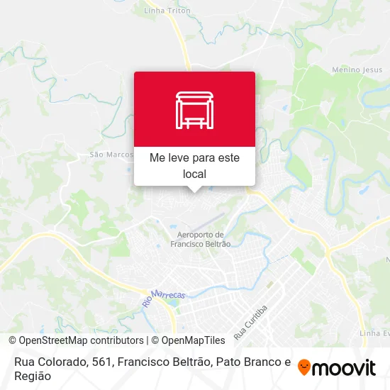 Rua Colorado, 561 mapa