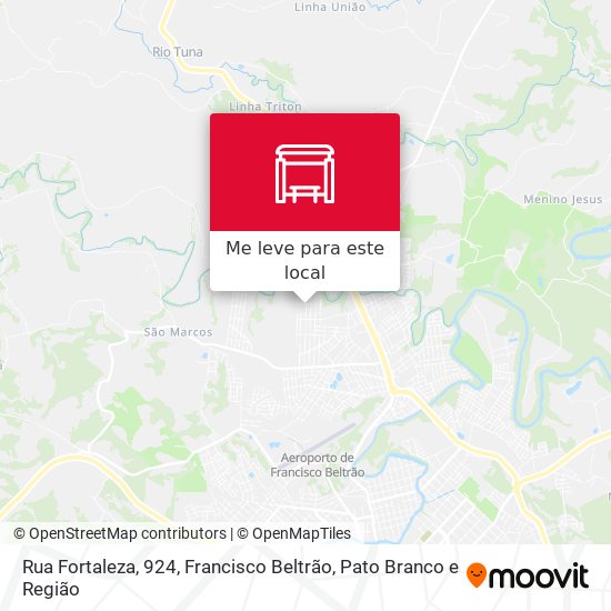 Rua Fortaleza, 924 mapa