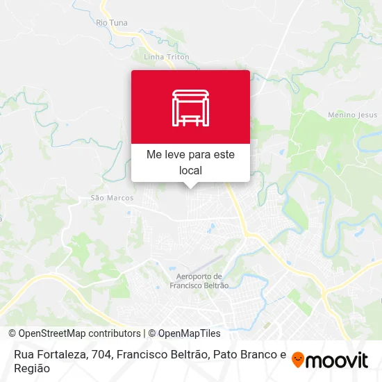 Rua Fortaleza, 704 mapa