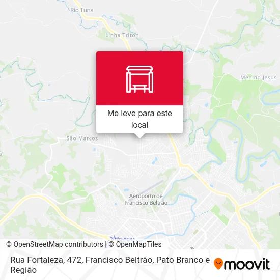 Rua Fortaleza, 472 mapa