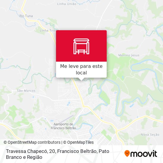 Travessa Chapecó, 20 mapa