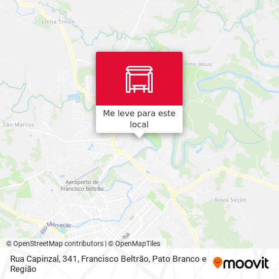 Rua Capinzal, 341 mapa