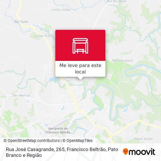 Rua José Casagrande, 265 mapa