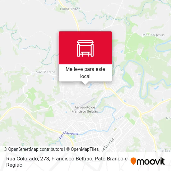 Rua Colorado, 273 mapa