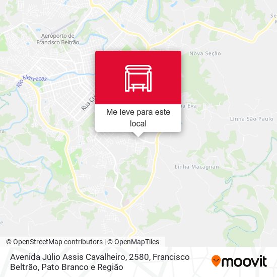 Avenida Júlio Assis Cavalheiro, 2580 mapa