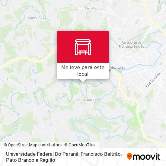 Universidade Federal Do Paraná mapa