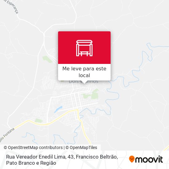 Rua Vereador Enedil Lima, 43 mapa