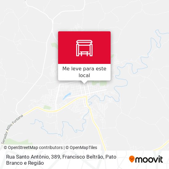 Rua Santo Antônio, 389 mapa