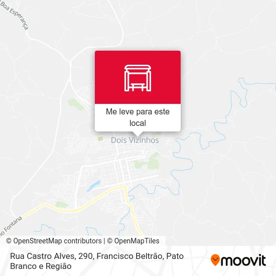 Rua Castro Alves, 290 mapa