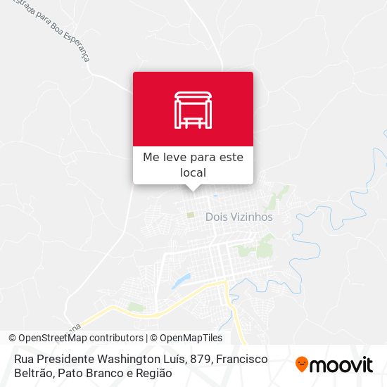 Rua Presidente Washington Luís, 879 mapa