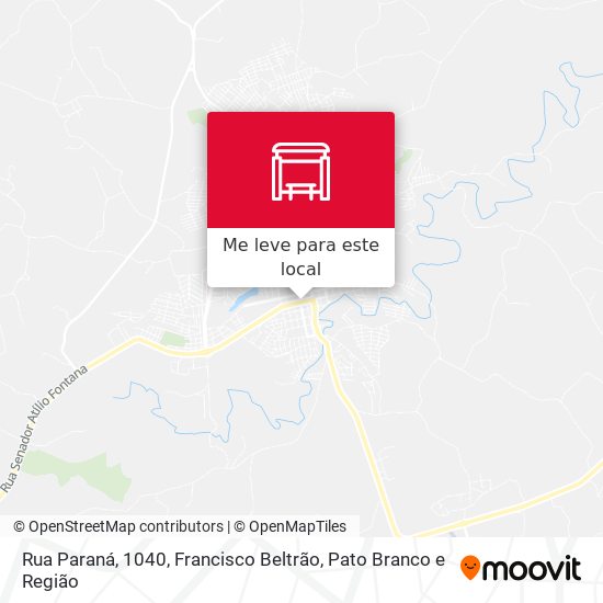 Rua Paraná, 1040 mapa