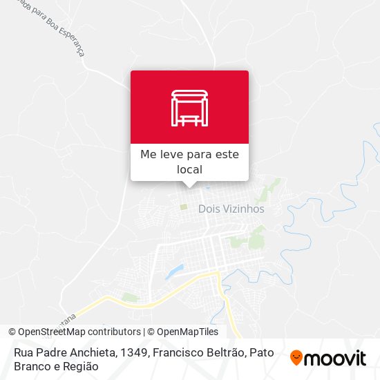 Rua Padre Anchieta, 1349 mapa