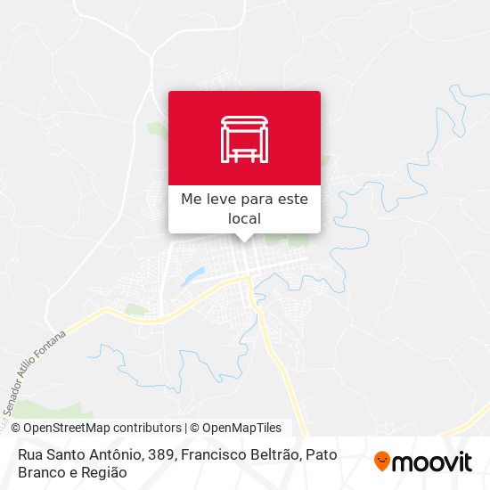 Rua Santo Antônio, 389 mapa