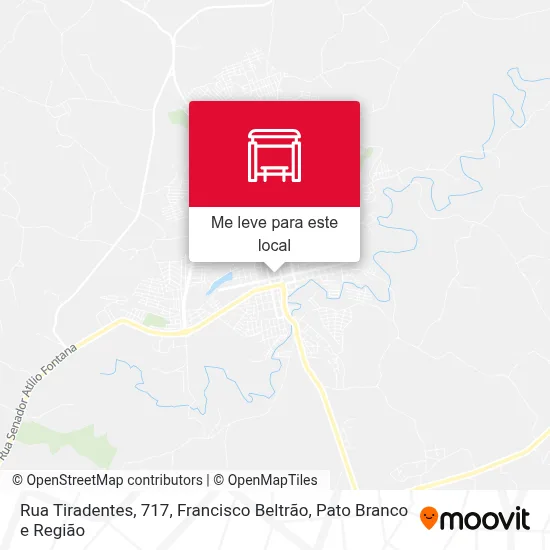 Rua Tiradentes, 717 mapa