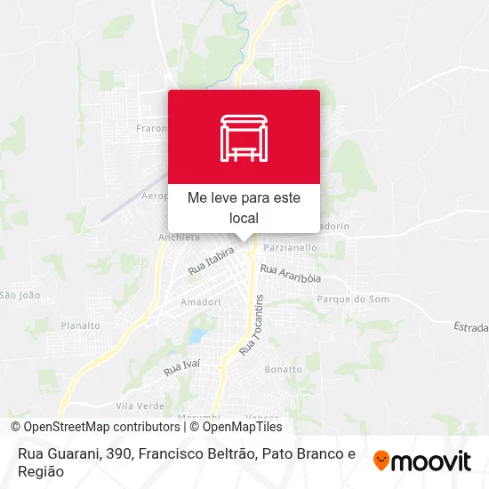 Rua Guarani, 390 mapa