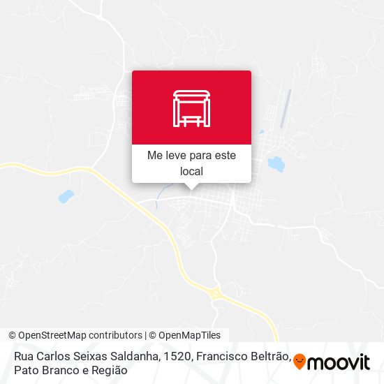Rua Carlos Seixas Saldanha, 1520 mapa