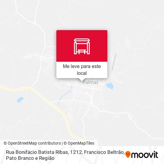 Rua Bonifácio Batista Ribas, 1212 mapa