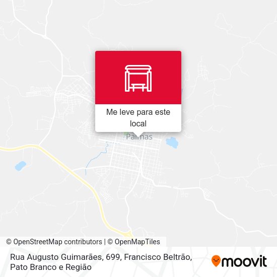 Rua Augusto Guimarães, 699 mapa