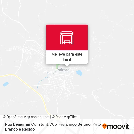 Rua Benjamin Constant, 785 mapa