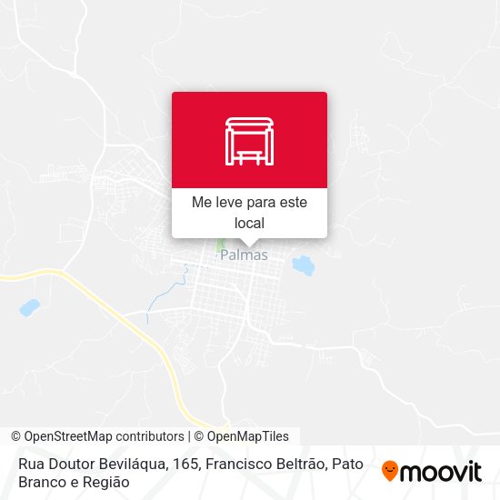 Rua Doutor Beviláqua, 165 mapa