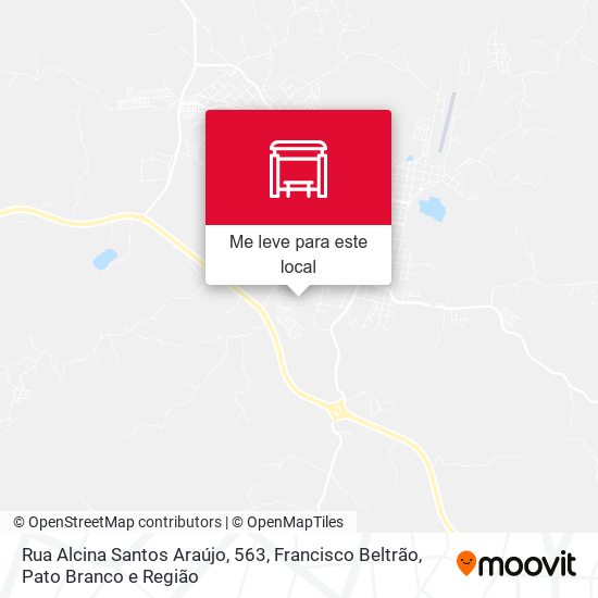 Rua Alcina Santos Araújo, 563 mapa