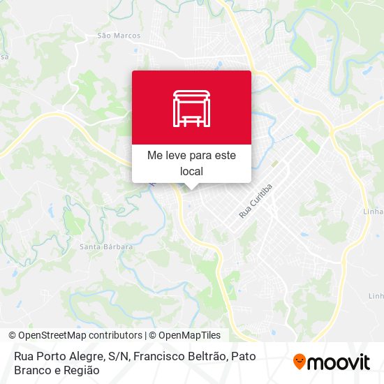 Rua Porto Alegre, S/N mapa