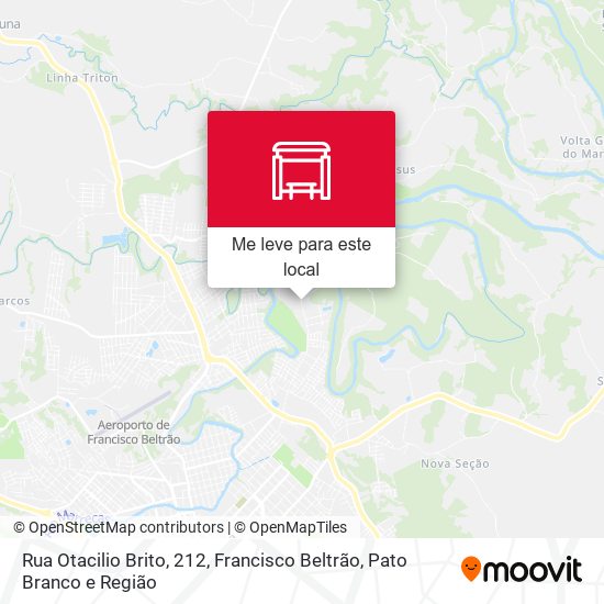 Rua Otacilio Brito, 212 mapa