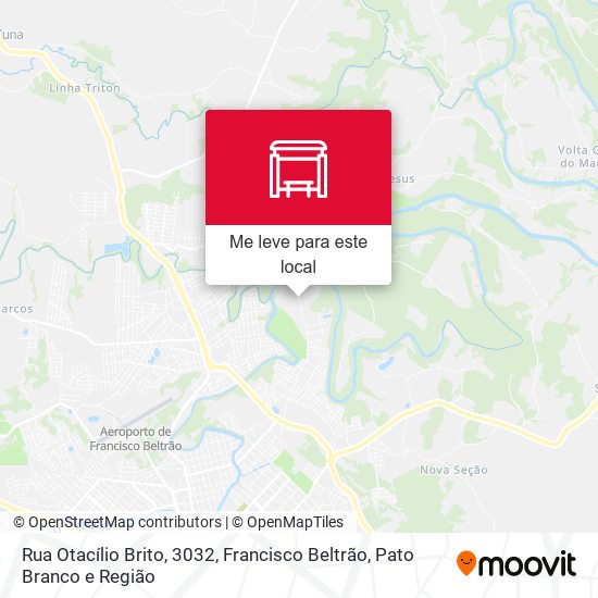 Rua Otacílio Brito, 3032 mapa