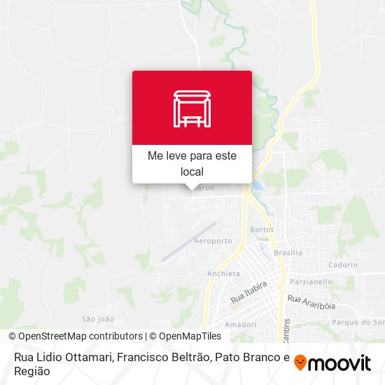 Rua Lidio Ottamari mapa