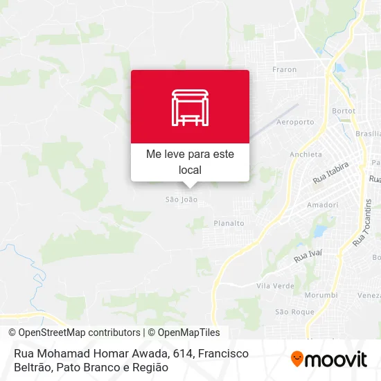 Rua Mohamad Homar Awada, 614 mapa