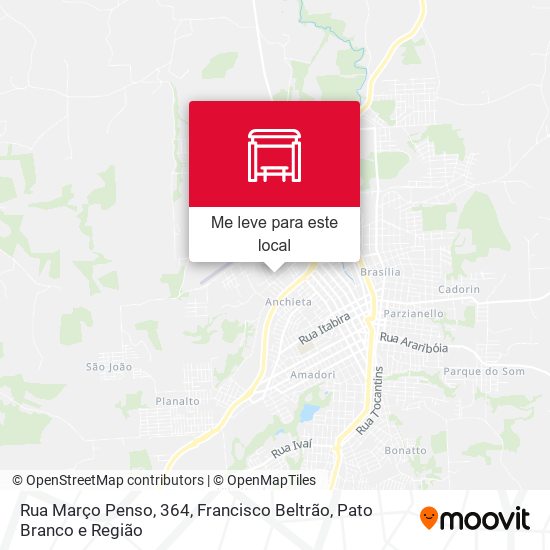 Rua Março Penso, 364 mapa