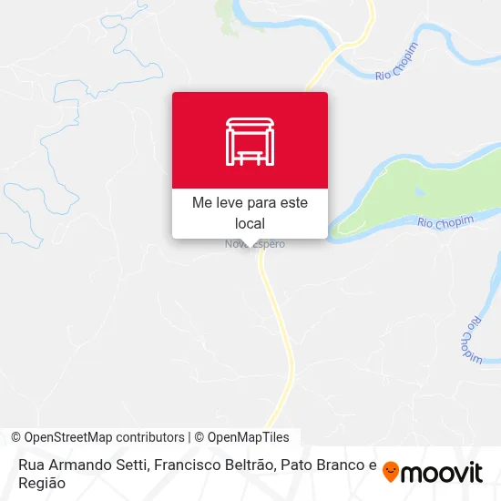 Rua Armando Setti mapa