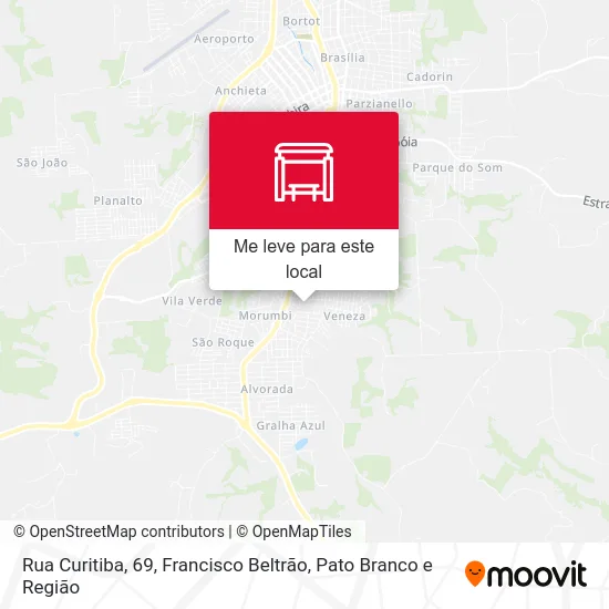 Rua Curitiba, 69 mapa