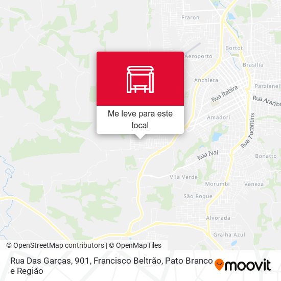 Rua Das Garças, 901 mapa
