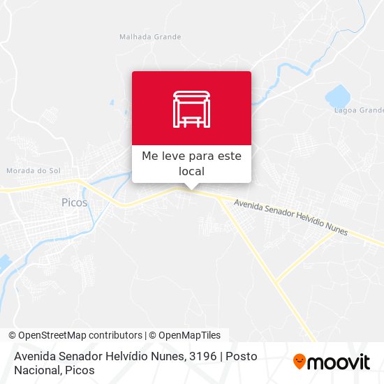 Avenida Senador Helvídio Nunes, 3196 | Posto Nacional mapa