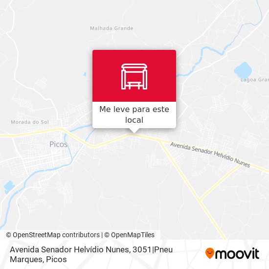 Avenida Senador Helvídio Nunes, 3051|Pneu Marques mapa